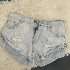 One teaspoon bandits light denim